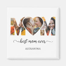 Melhor Mãe do Mundo Colagem de Fotos Presente para