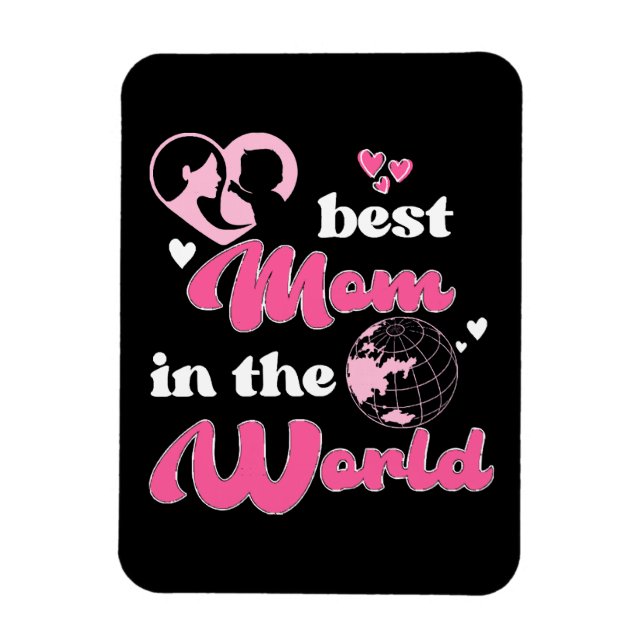 Íman Melhor Mãe do Mundo Dia das Mães (Vertical)