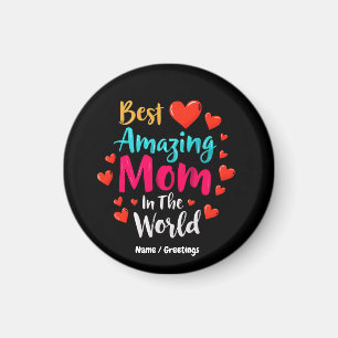 Íman Melhor Mãe Incrível Do Mundo Presente Para A Mãe