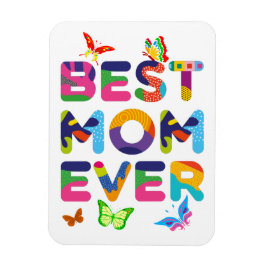 Íman Melhor Mãe Sempre Colorida