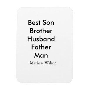 Íman Melhor marido pai filho quotes adicionar nome text