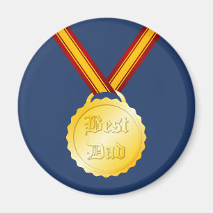 Íman Melhor Medalha de Pai Dia do Pai