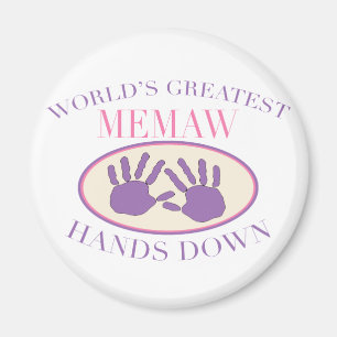 Íman Melhor Memaw Sem Dúvida Camiseta