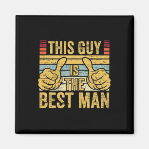 Íman Melhor Padrinho de casamento De Casamento Homem So