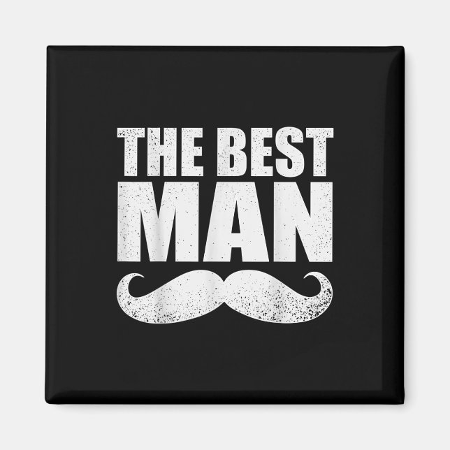 Íman Melhor Padrinho de casamento De Casamento Homem So (Frente)