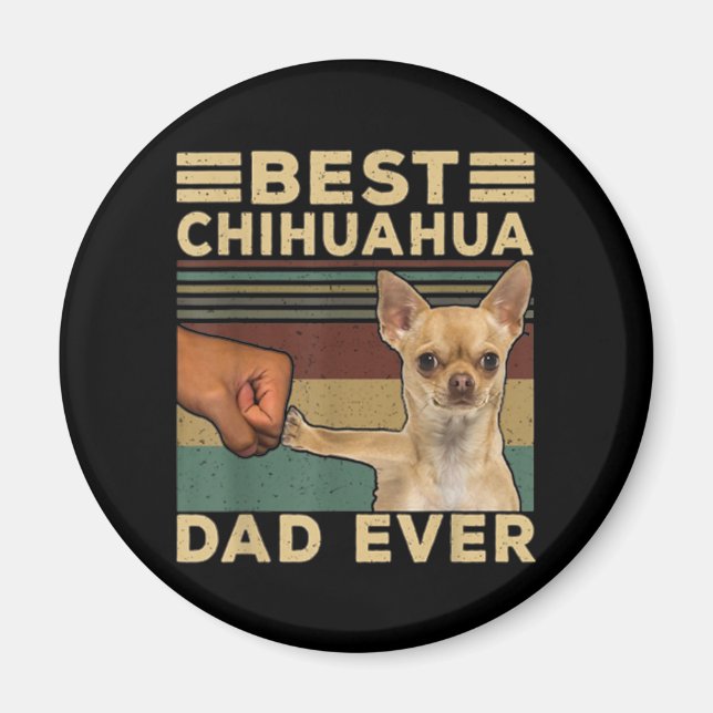 Íman Melhor Pai Chihuahua (Frente)