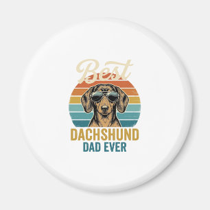 Íman Melhor Pai Dachshund de Todos os Tempos Camisa de 