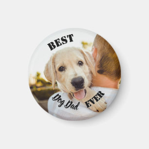 Íman Melhor Pai de Cachorro do Mundo Foto de Animal Div