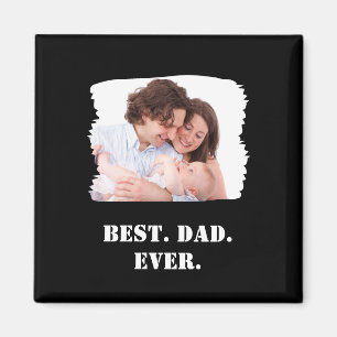 Íman Melhor Pai de Fotografias da Família Personalizada