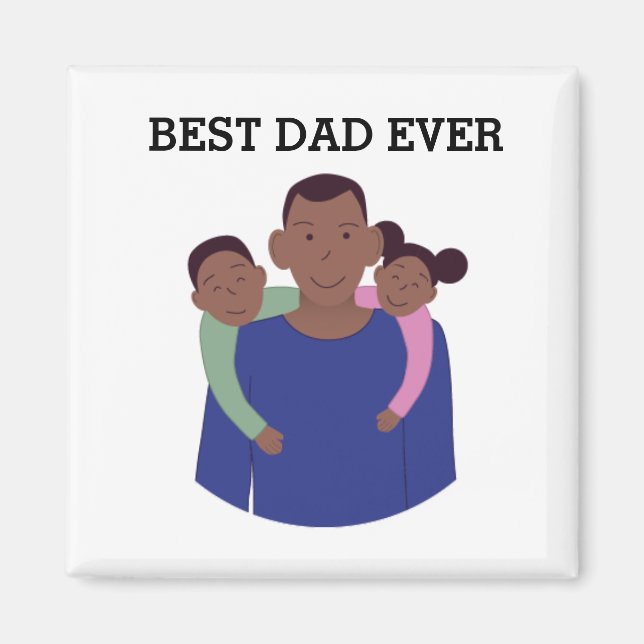 Íman Melhor Pai do Dia de os pais (Frente)