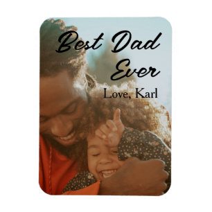 Íman melhor pai do mundo foto amor texto simples data