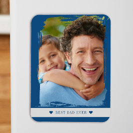 Íman Melhor pai do mundo foto personalizada