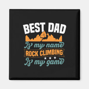 Íman Melhor Pai é Meu Nome - Pai Climber de Pedra Bould