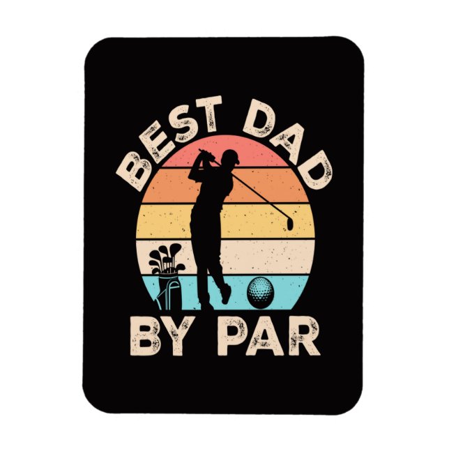 Íman Melhor Pai Pelo Golfe Par (Vertical)