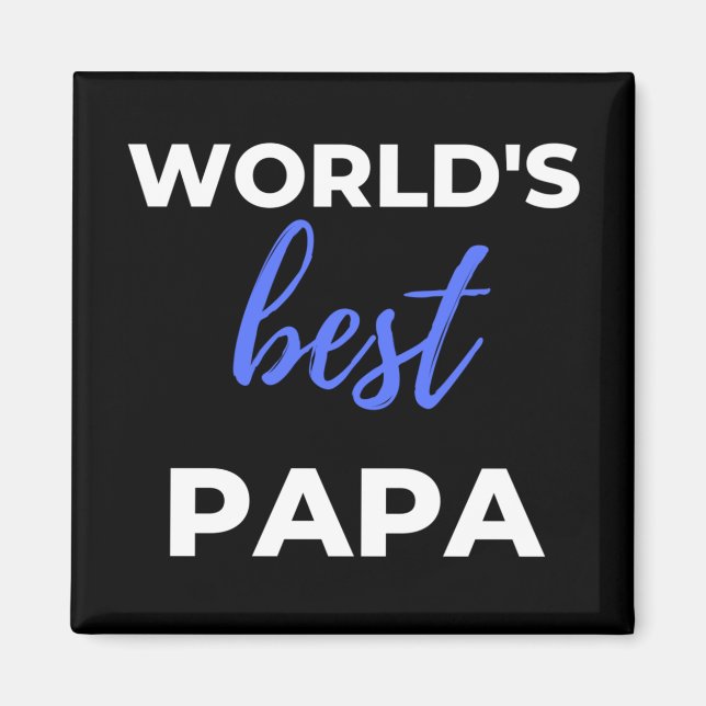 Íman Melhor Papa do Mundo (Frente)