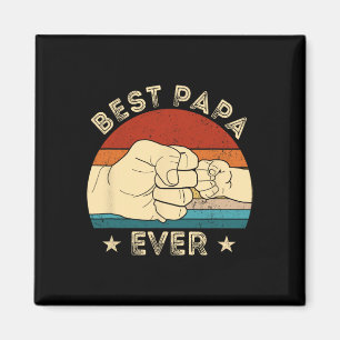 Íman Melhor Papai de Todos os Tempos Soco Engraçado Avô