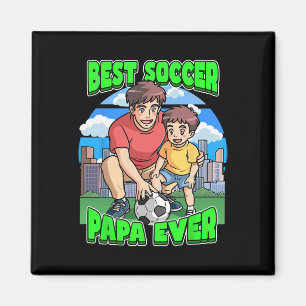 Íman Melhor Papai do Futebol de Todos os Tempos Celebre