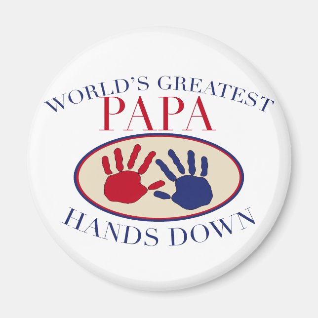 Íman Melhor Papai Sem Dúvida (Frente)