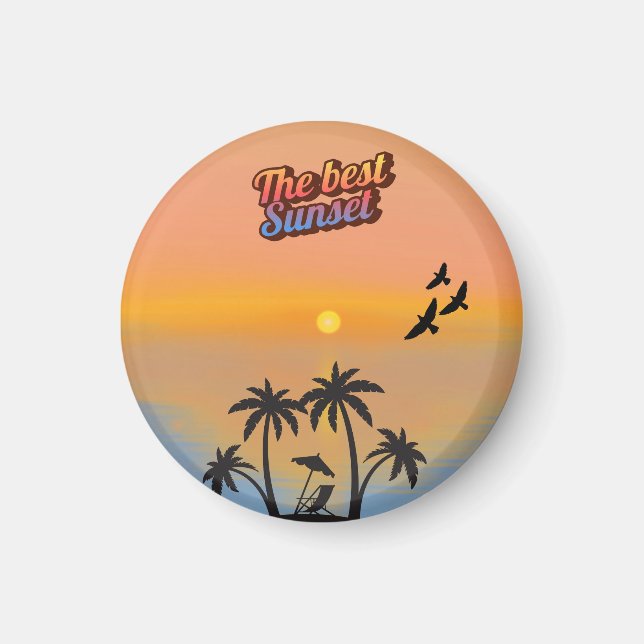 Íman Melhor pôr do sol, (Frente)