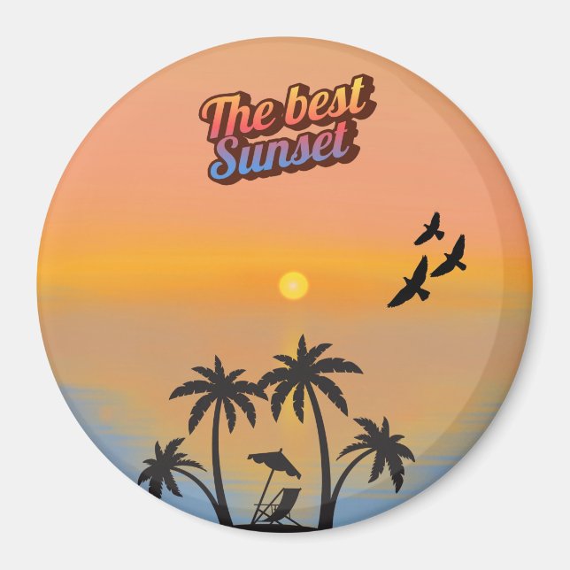 Íman Melhor pôr do sol, (Frente)