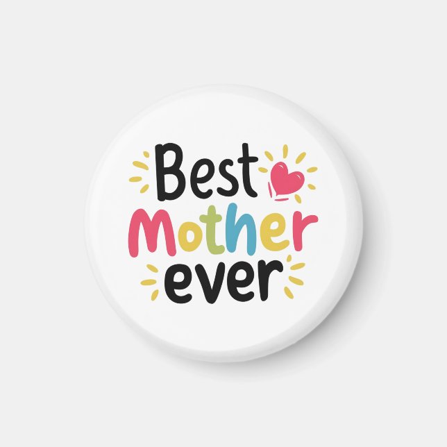 Íman Melhor presente do dia das mães (Frente)