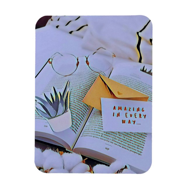 Íman Melhor presente para o amante de livros (Vertical)