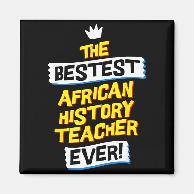 Íman Melhor Professor de História Africana, Ocupação de (Frente)