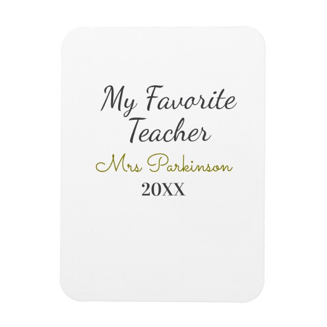 Íman Melhor professor já acrescentou nome data ano ano  (Vertical)