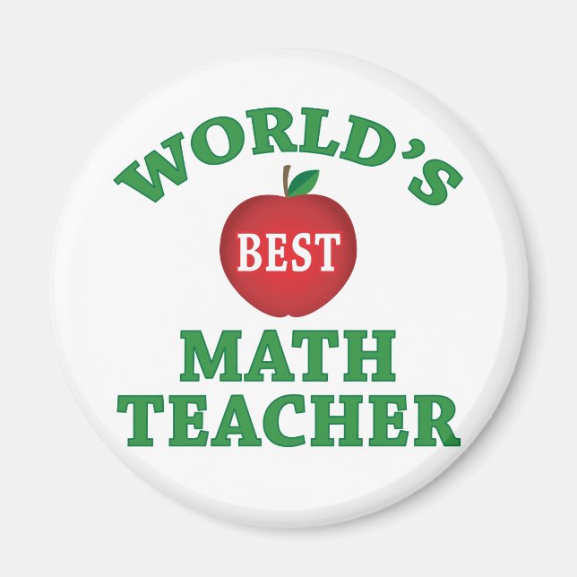 Íman Melhor Professora de Matemática do Mundo (Frente)