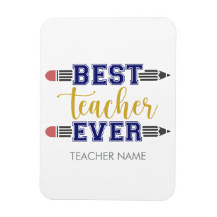 Íman Melhor Professora Personalizada De Todos Os tempos