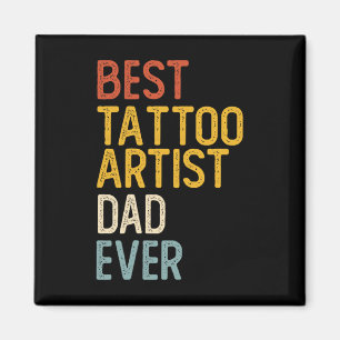 Íman Melhor Tatuagem, Artista Pai, Camisas Para Pai Tat