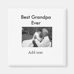 Íman Melhor vovô já adicionou nome de foto elegante