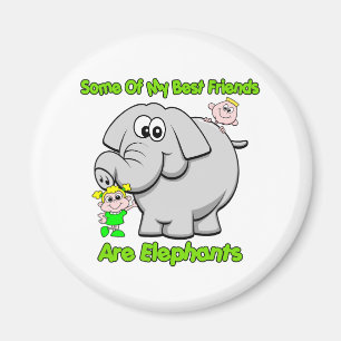 Íman Melhores amigos do elefante