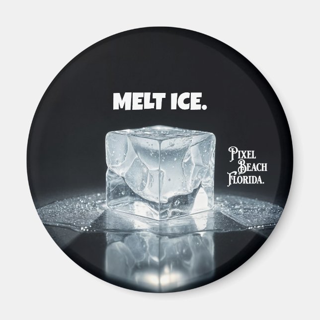 Íman MELT ICE. Keychain (Frente)