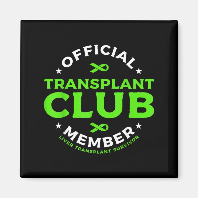 Íman Membro do Clube de Transplante Sobrevivente de Tra (Frente)