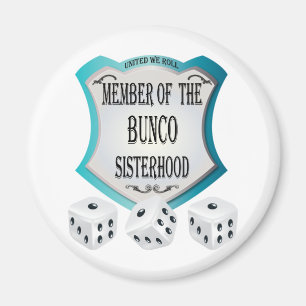Íman membro do ímã dos dados da irmandade do bunco
