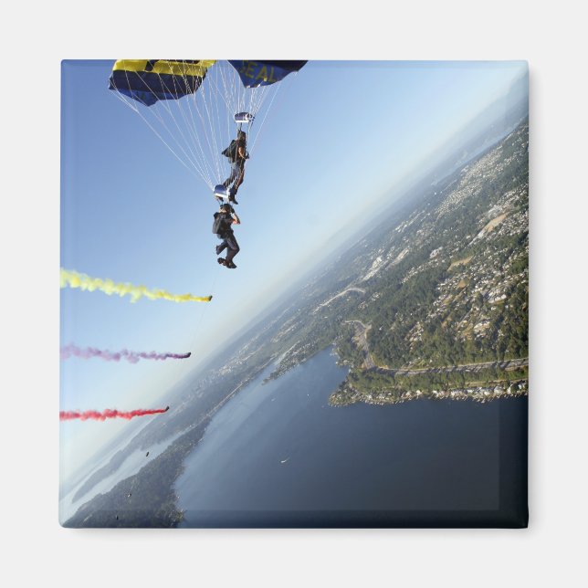 Íman Membros da Equipe de Paraquedas do Marinho dos EUA (Frente)