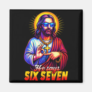 Íman Meme Cristão 67 Geração Alpha 6 7 Jesus Diz Seis S