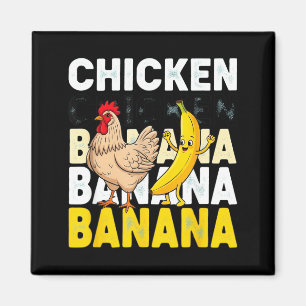 Íman Meme de Dança da Galinha Banana Engraçada para Cri