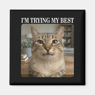 Íman Meme de Gato Chorando Engraçado para Homens Mulher