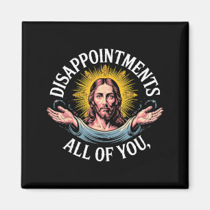 Íman Meme de Jesus Desapontado Com Todos Vocês 