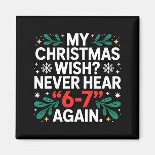 Íman Meme de Matemática 67 Engraçado Seis Sete Natal Al