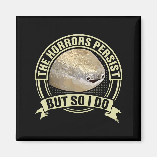 Íman Meme de Peixe Sacabambass Engraçado Horrores Persi (Frente)