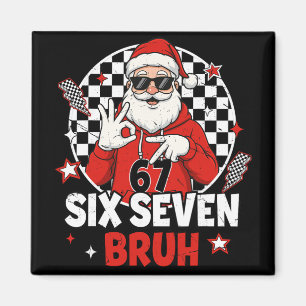 Íman Meme Divertido 67 Seis Sete Natal Bruh Papai Noel 