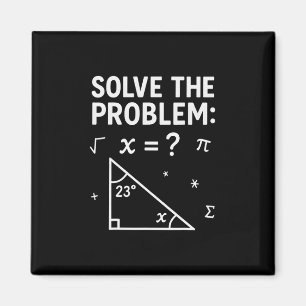 Íman Meme engraçado de matemática 67 Resolva o problema