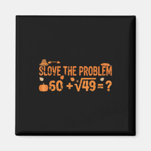 Íman Meme engraçado de matemática de Ação de Graças Gen