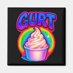 Íman Meme Engraçado Gurt Brainrot Iogurte Gíria Gen Z G