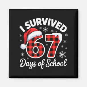 Íman Meme Engraçado Seis Sete Natal Sobrevivi 67 Dias