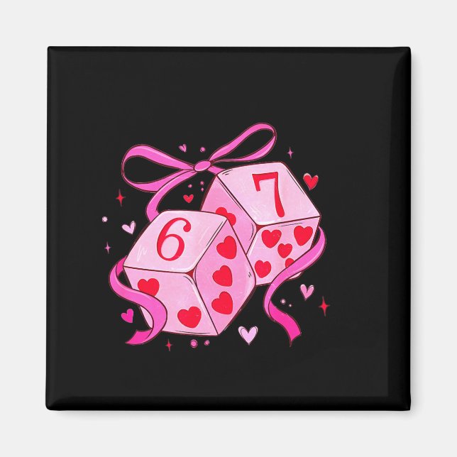 Íman Meme Playing Cards Valentine,preppy Funny Coquette (Frente)