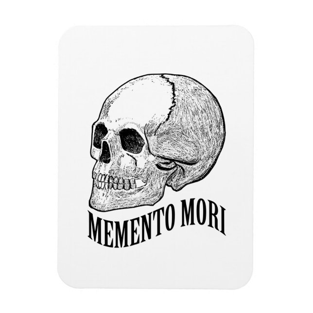 Íman Memento mori (Vertical)